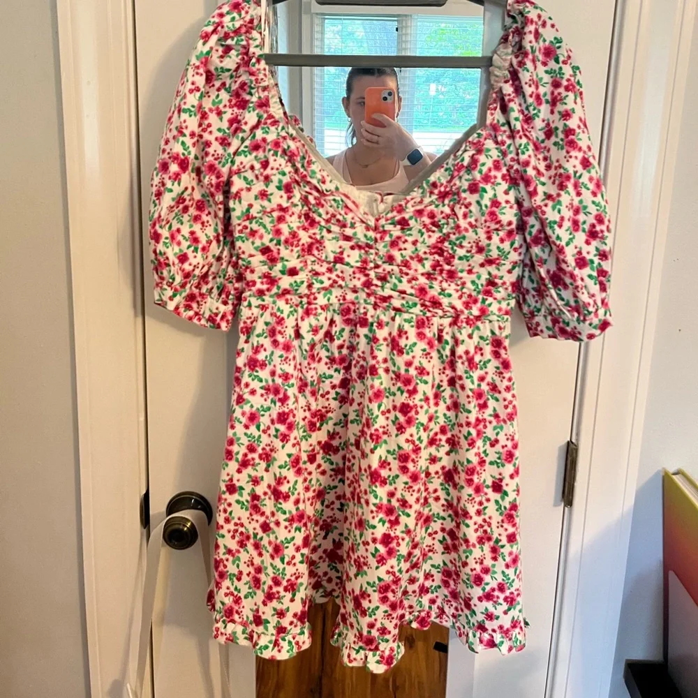 For love and lemons petal mini dress : size large